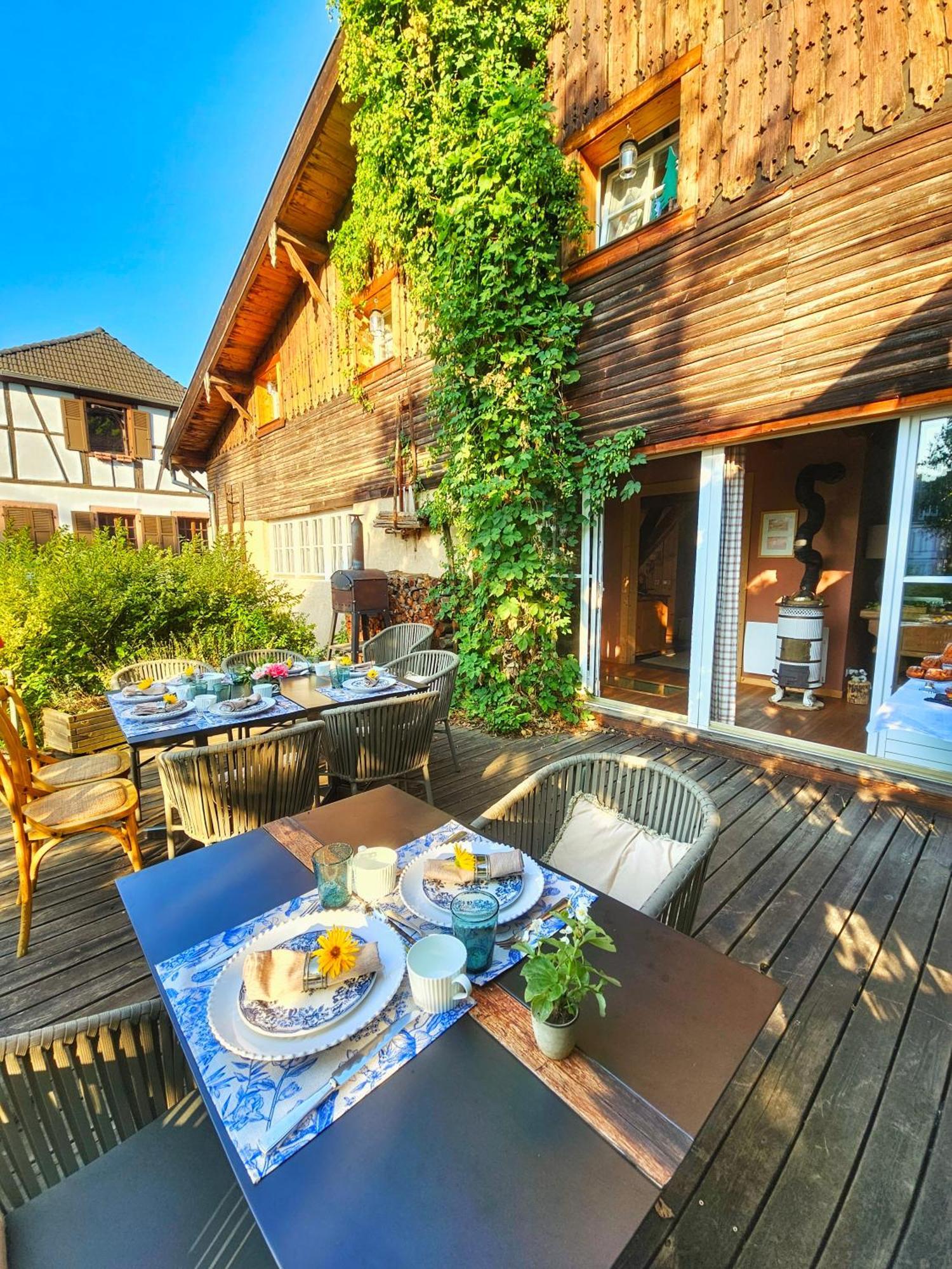 La Grange Du Couvent B&B リボーヴィレ エクステリア 写真